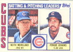 1984 Topps      456     Cubs TL/Fergie.Jenkins/Keith Moreland
